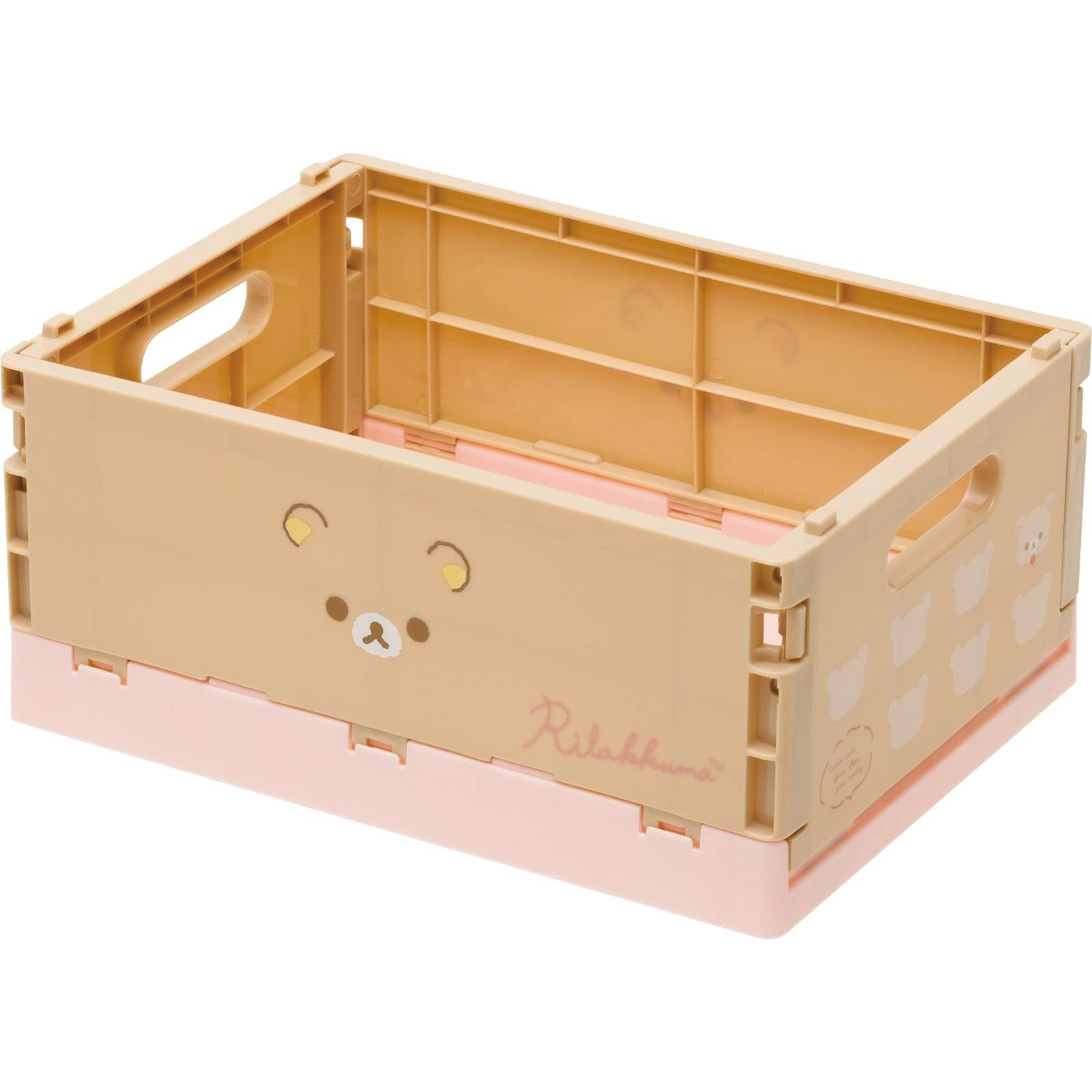 Amazon.co.jp: リラックマ 折りたたみコンテナS FB51901 : ホーム