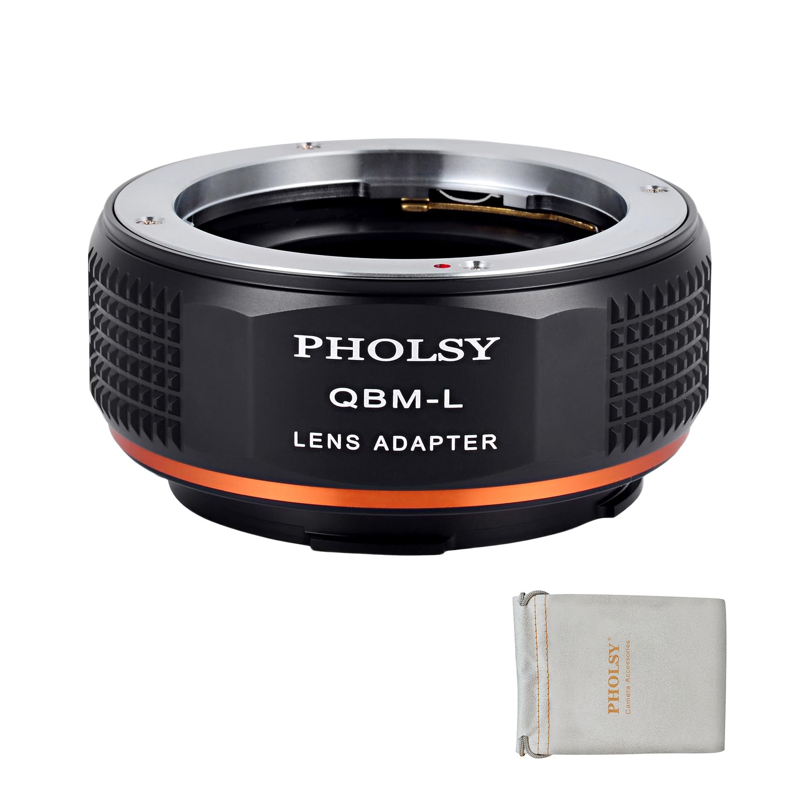 PHOLSY Objektivadapter Kompatibel mit Rollei SL35 QBM Rolleinar Objektiv und L Mount Kameragehäuse Kompatibel mit Leica SL2, SL2-S, CL, TL2, Lumix S5, S1, BS1H, Sigma FP, FP L, QBM auf L Mount