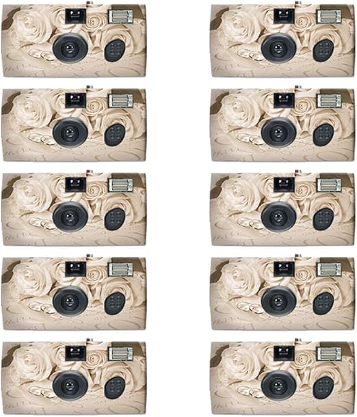 10 Pack Câmera descartável para casamentos 35mm filme, câmeras de
