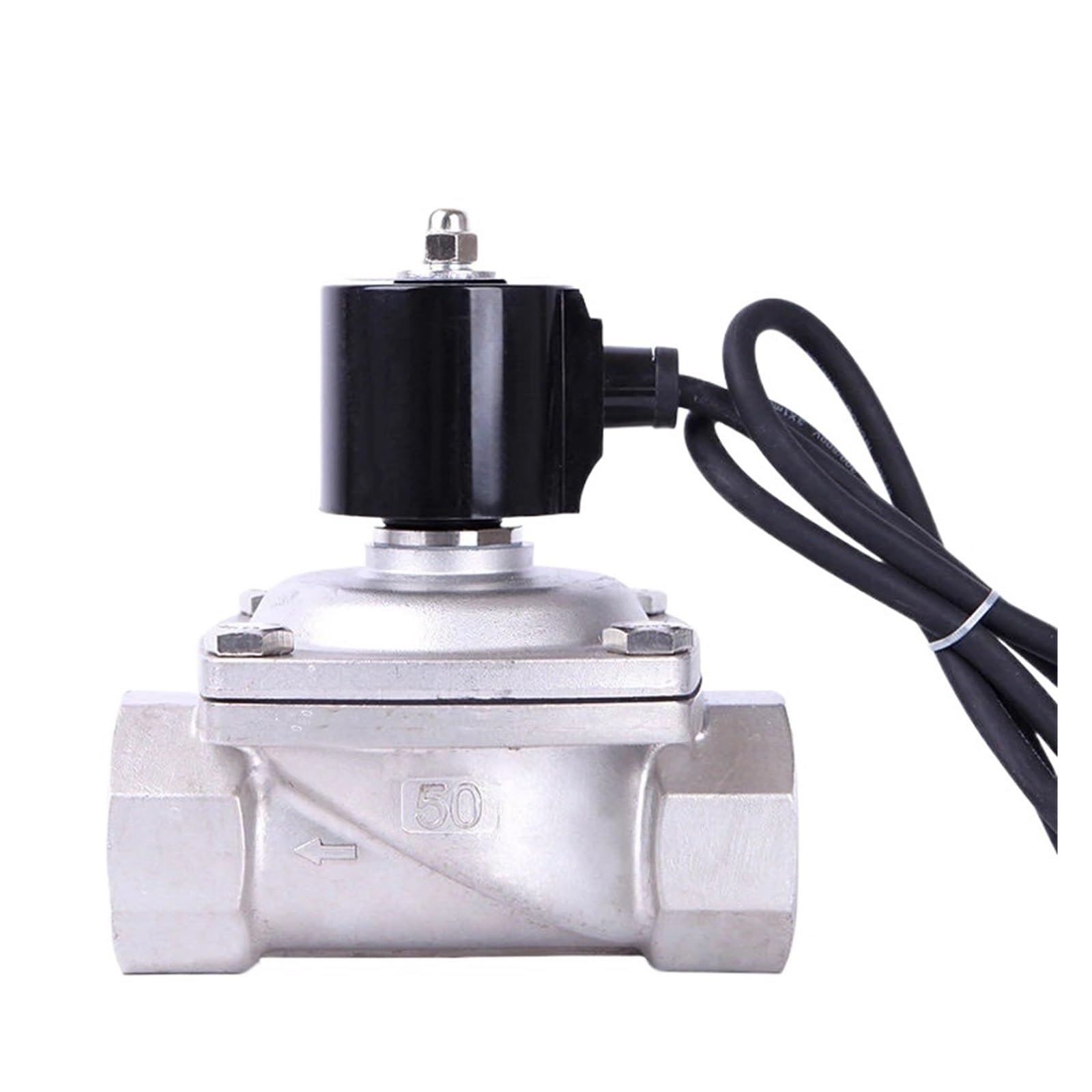 Électrovanne sous-marine 2 pouces inox NF IP68 24VAC pour commande hydraulique