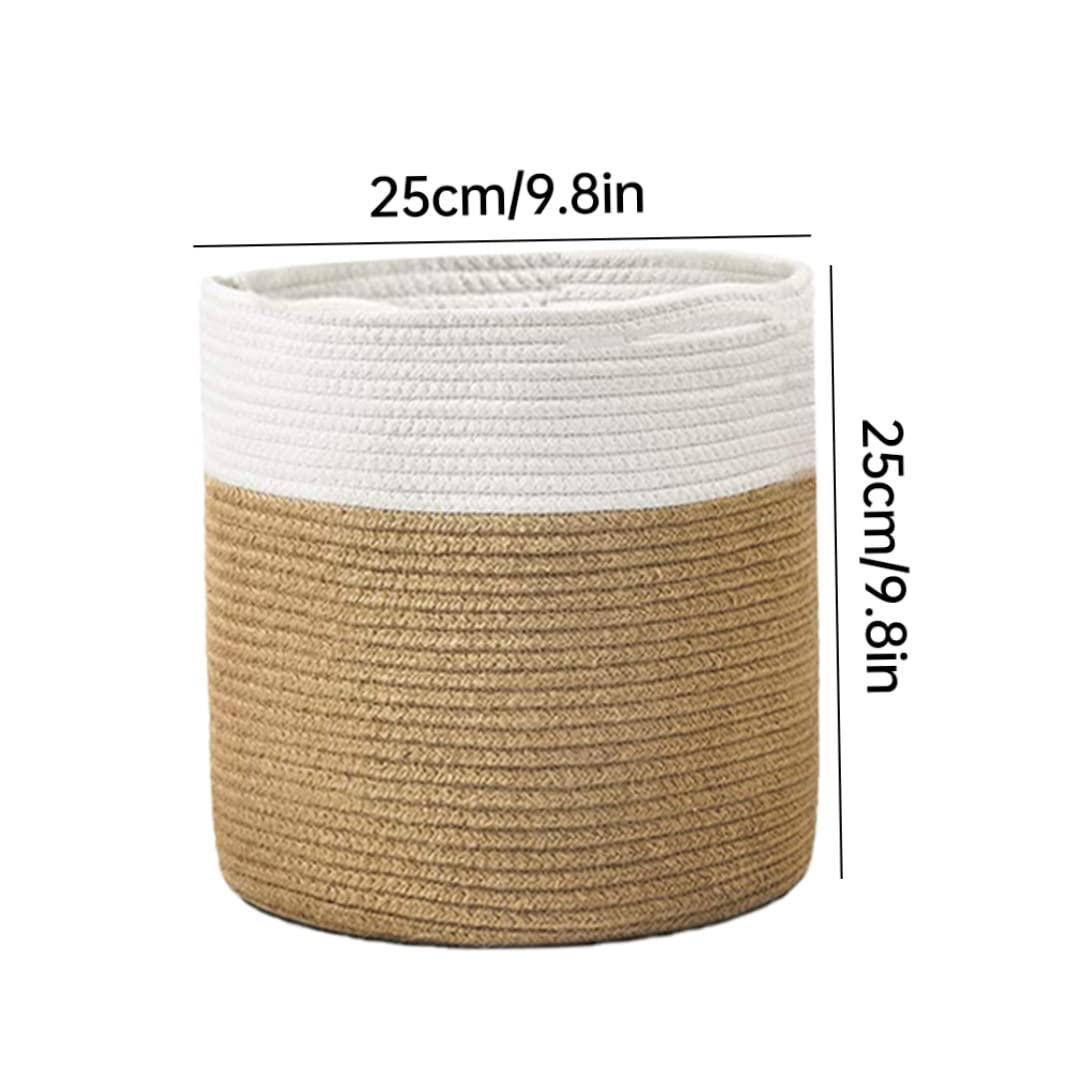 Panier de Plante tissé Panier de Jute Plante Plante Plante Paniers de Rangement tissé Panier de Rangement tissé Planteurs de Fleurs pour la Maison Plantes en Pot Style de décoration1