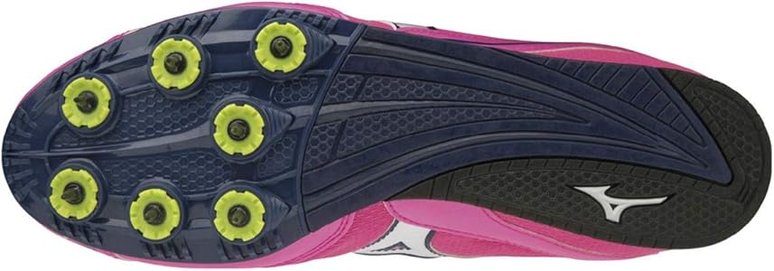 Amazon | [ミズノ] 陸上スパイク ブレイブウィング 3 ピンク×ホワイト