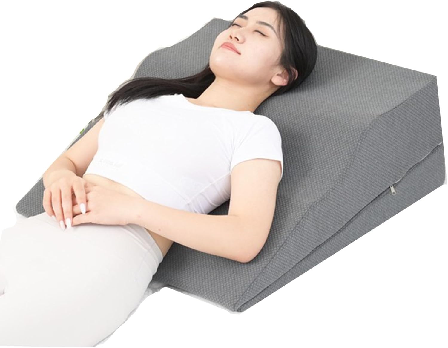 Relax Wavy Inclined Sidesleeper Memory Foam Wedge Pillow