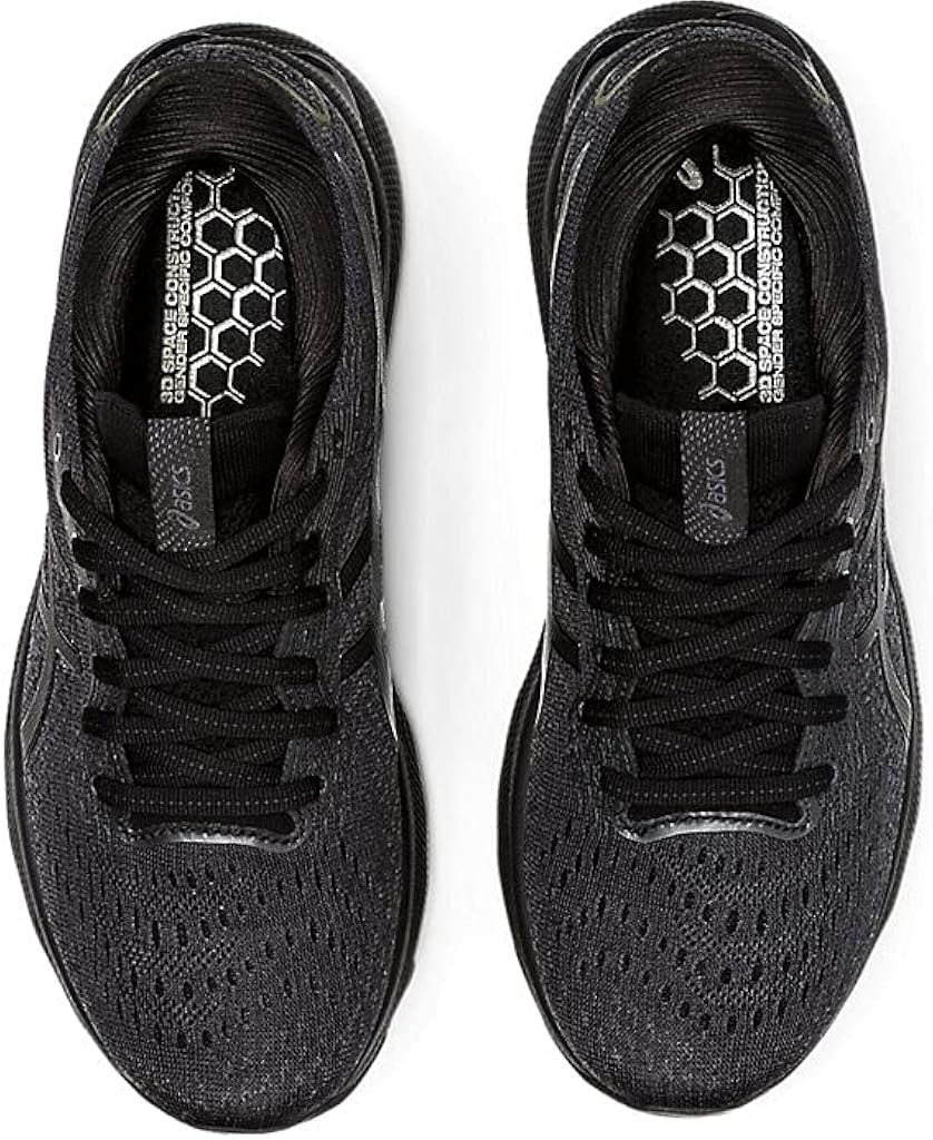 ASICS Women's Gel-Nimbus 24 Running Shoes 6 Black/Black