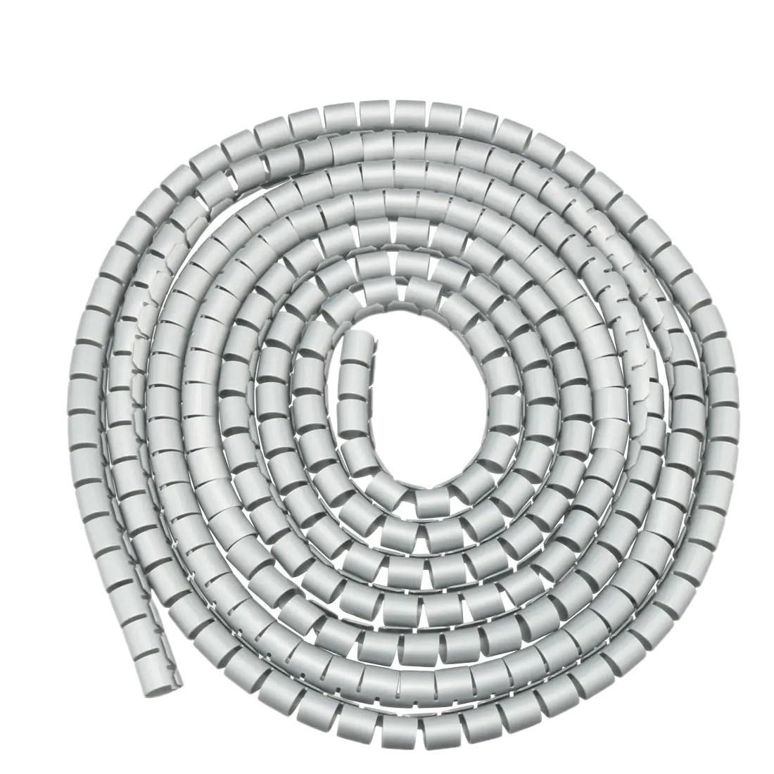 Spiral Wrap 1pcs 10mm Winding Cable Spiral Wrap Flexible Pipe Protection Sleeve Wire Cable Organizer Cover Line Tube Tubing Cover(Color:3 Meter 10mm Gray)