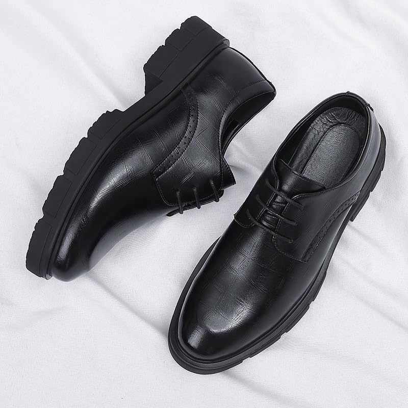 Men's Dress Shoes Lace-up Fashion Pointed Toe Business Tuxedo Shoes Round Toe Slip-on Fashion Low Top Oxfords Shoes3