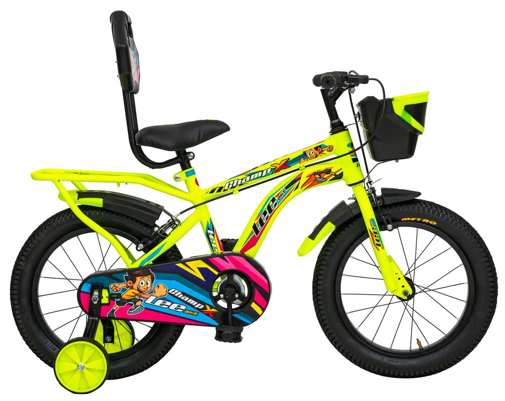 LEE Champ X IBC, Juniors Ride Kids Cycle 16T with ‎Training Wheel, Mudguard for Boys and Girls| 85% Assembled with TYRE & Tube, Ideal for 4 to 6 Years (Green) (B0BXF7J91P) Amazon Price History, Amazon Price Tracker