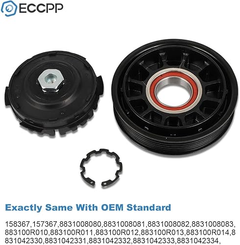 Vista 149 de ECCPP Embrague del compresor de la CA 2003-2008 para el embrague de la CA de Toyota Matrix Corolla 1.8L