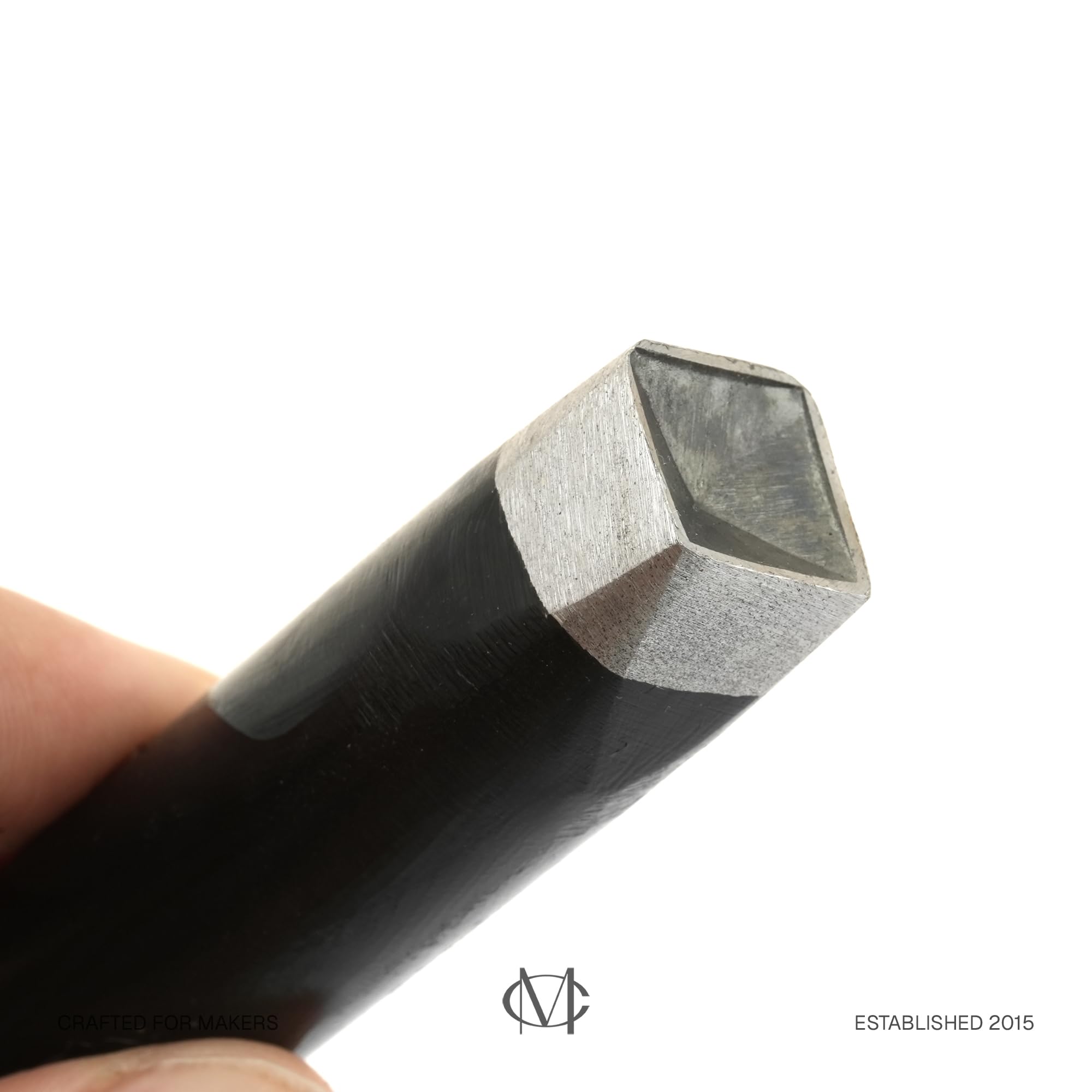 CRAFTMEMORE Pyramidennieten-Set, Spike-Nieten-Einstellwerkzeug, Lochstanzer, 100 Pyramidennieten in Silber (10 mm)