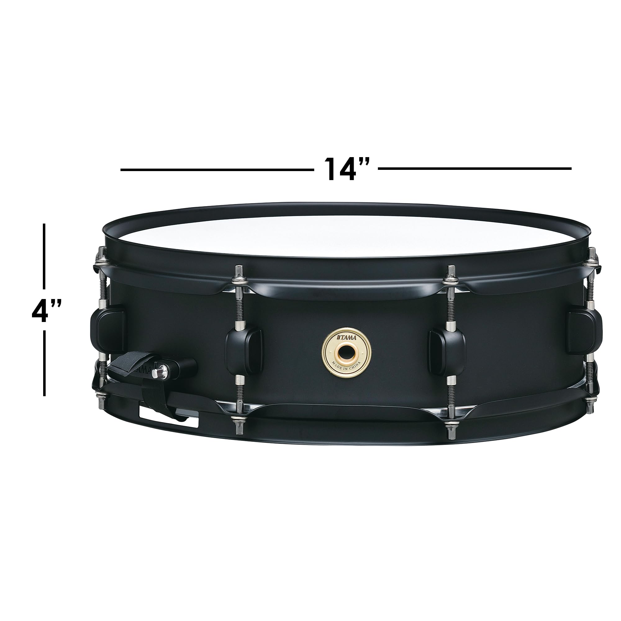 Tama BST134BK Effect Series - Tamburo per rullante, 10 x 33 cm, colore: Nero