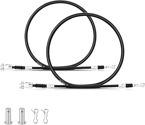 10L0L Juego de cables de freno de carrito de golf 2 piezas para Yamaha G8 G14 G16 G19 G20 G22 Gas y eléctrico Reemplaza el lado del pasajero OEM