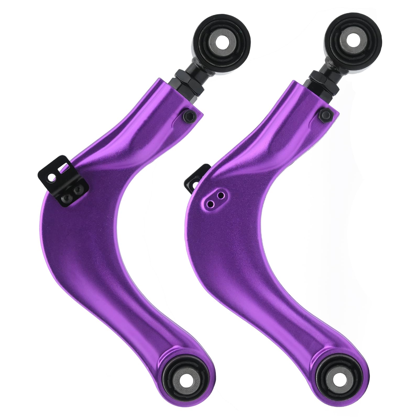 YVZ Adjustable Rear Camber Arms Left/Right Compatible with Honda Civic 2016-2021丨Accord 2018-2022丨CR-V 2016-2021 Midnight Purple Rear Camber Control