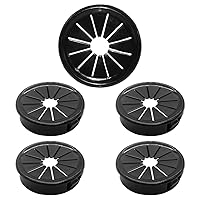 Vista 7 de Aifeier ET Ojales de cable de 1 pulgada tipo hebilla en forma de pétalo cubierta de agujero de alambre para gestión de cables y protección