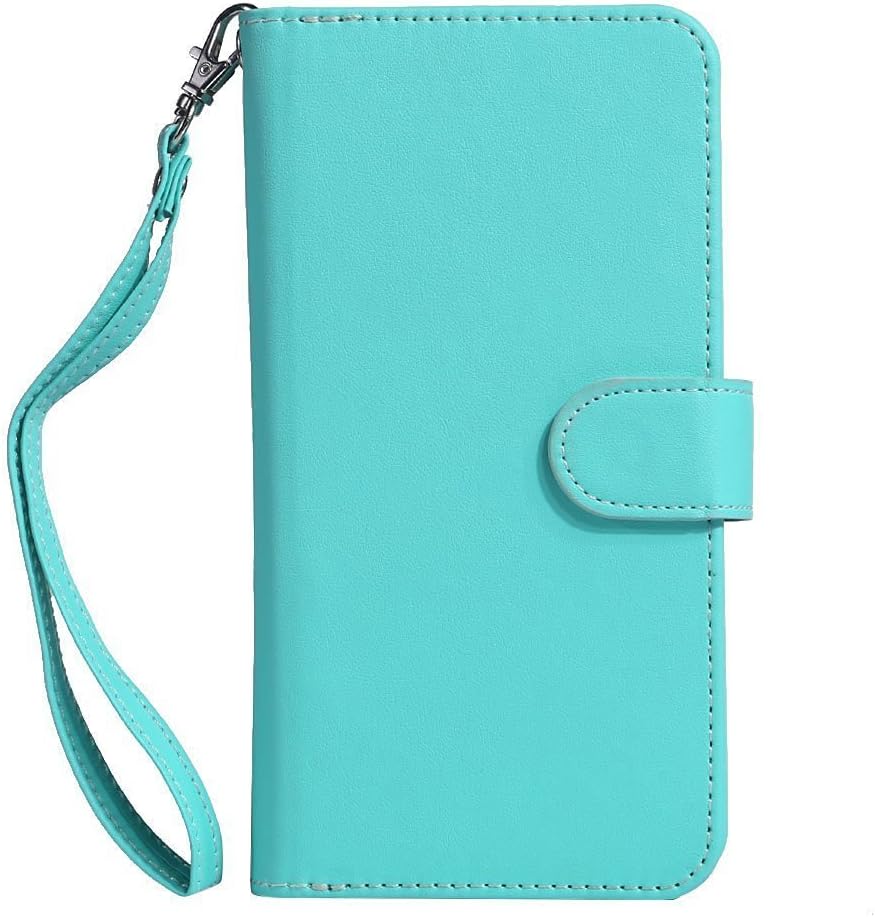 Lumsing Pattern Leather with Stand Flip Smart Wallet Case for Apple iPhone 6 - Mint