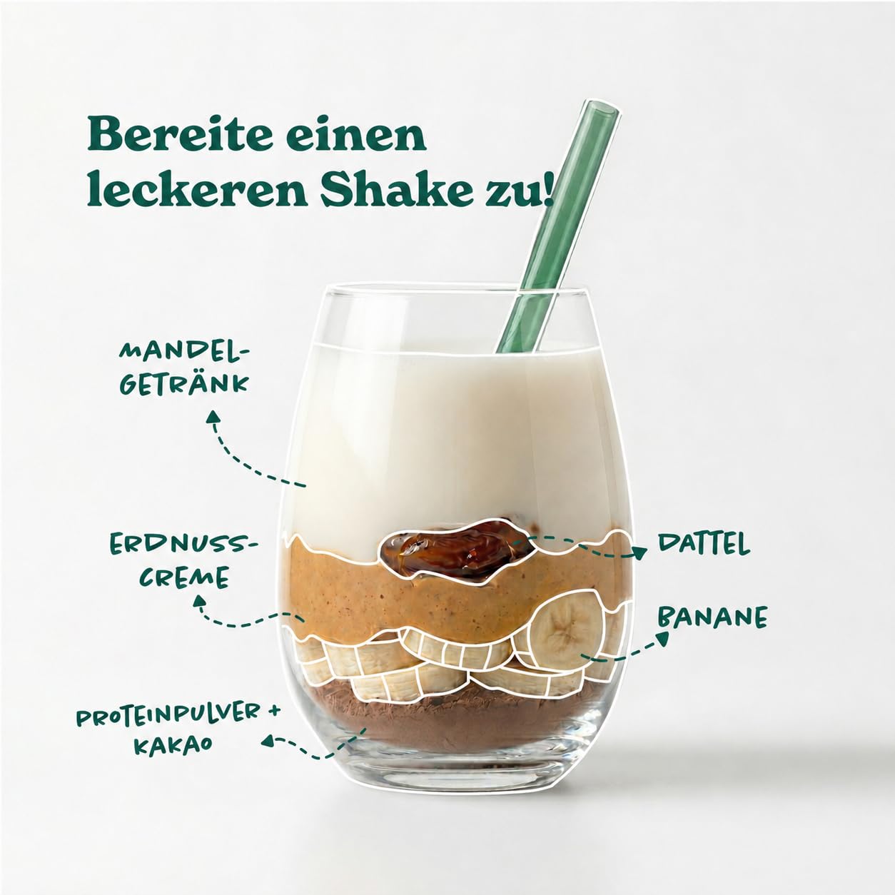 Tarwi Veganes Proteinpulver 20 x 30g | Laktosefreies pflanzliches Protein, ballaststoffreich | bis zu 69g Protein | Geschmacksrichtungen: Natur, Vanille und Kakao (Kakao)