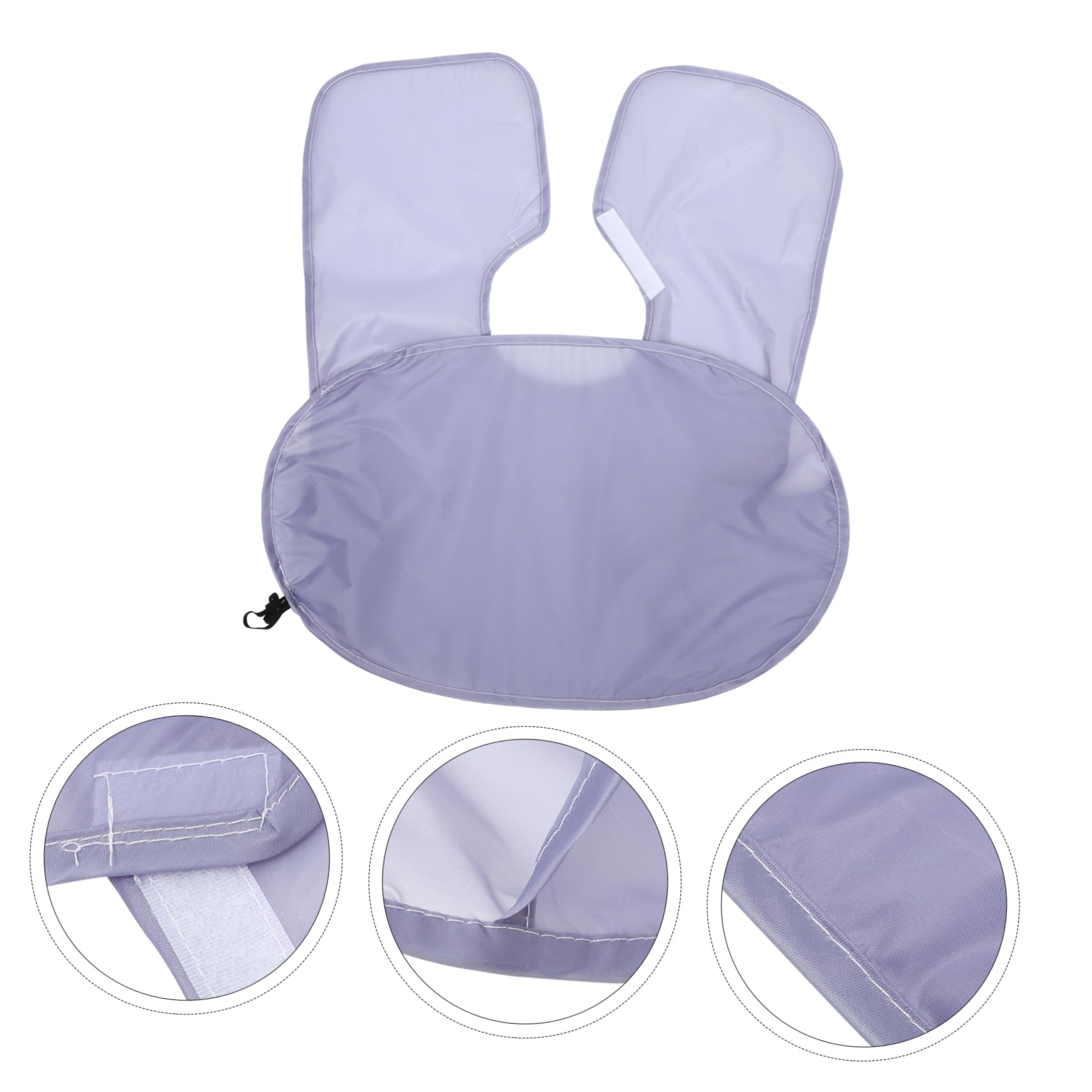 Healvian 5 Stk Rasiertuch rasierschürze rasier schürze Stirnband mit Zebraohren Haar Arbeitsjacken für Herren Lätzchen Umhang zum Trimmen des Bartes Bartschneideschürze Mehrzweck Fänger