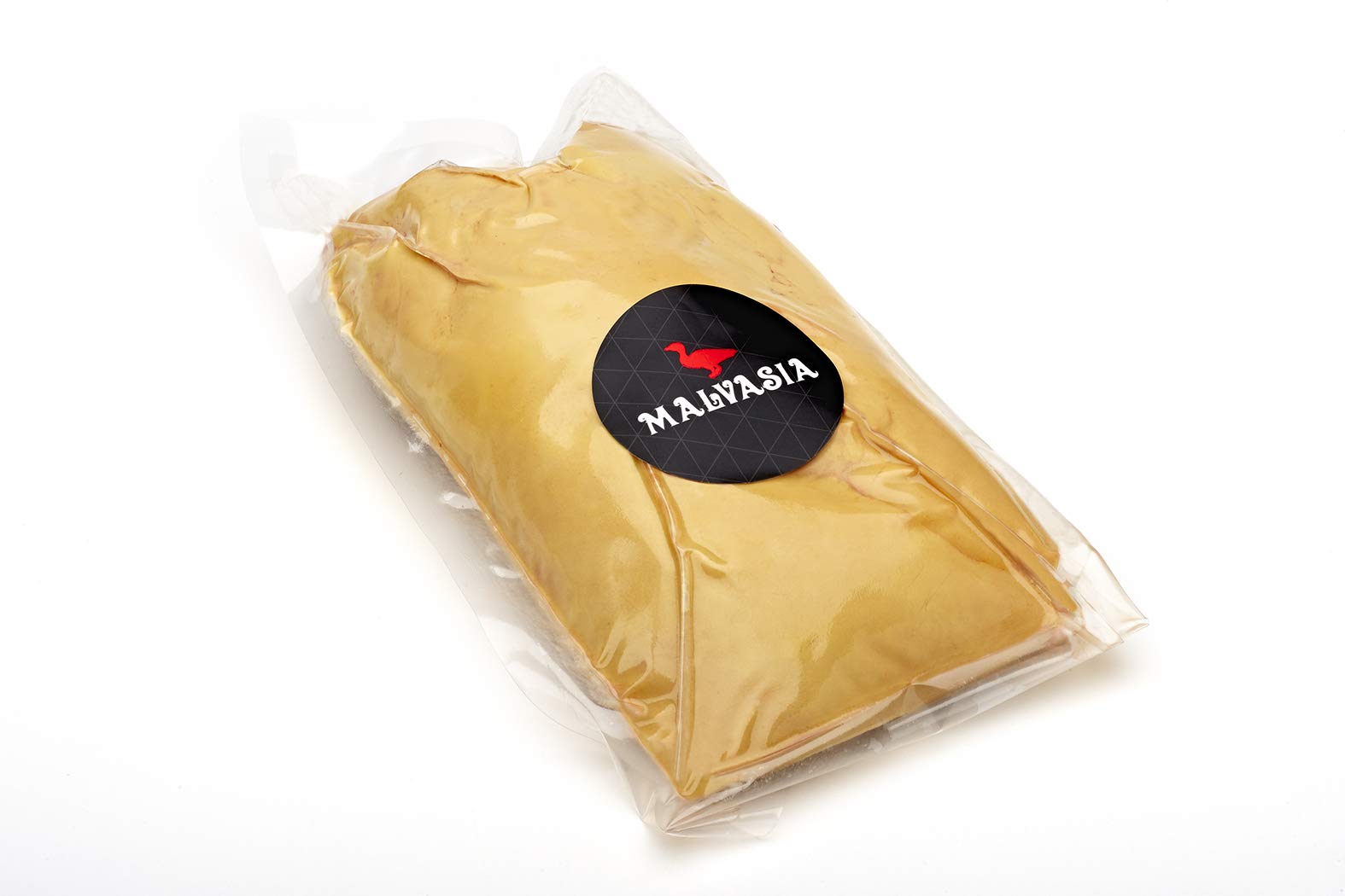 MALVASIA Foie Gras Extra Fresco, Foie Gras Fresco de Pato, Elaboración Artesanal, Sin Gluten, Producto Gourmet con Peso Variable 550/600 g