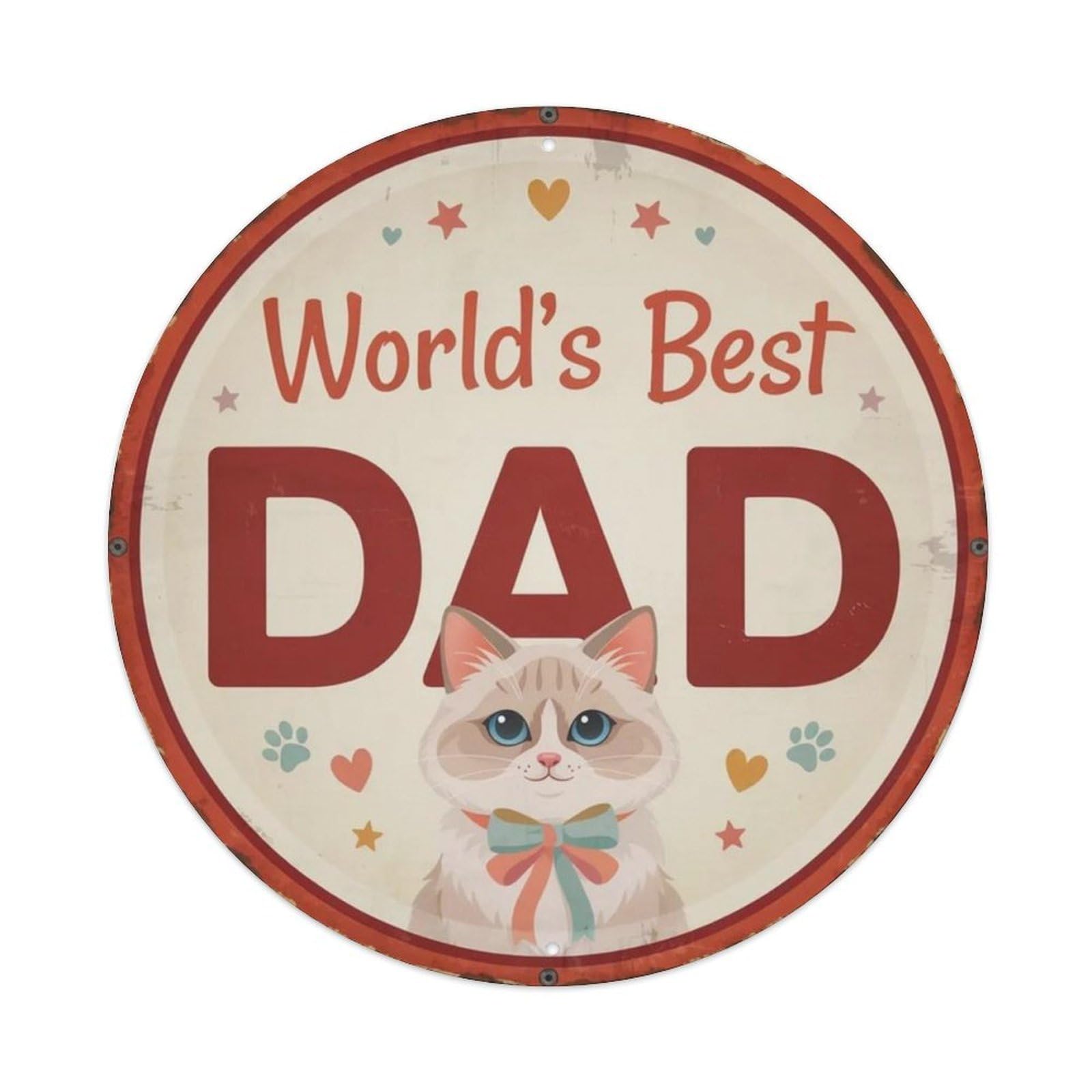 Ragdoll Dad Metal Tin Sign Plaque
