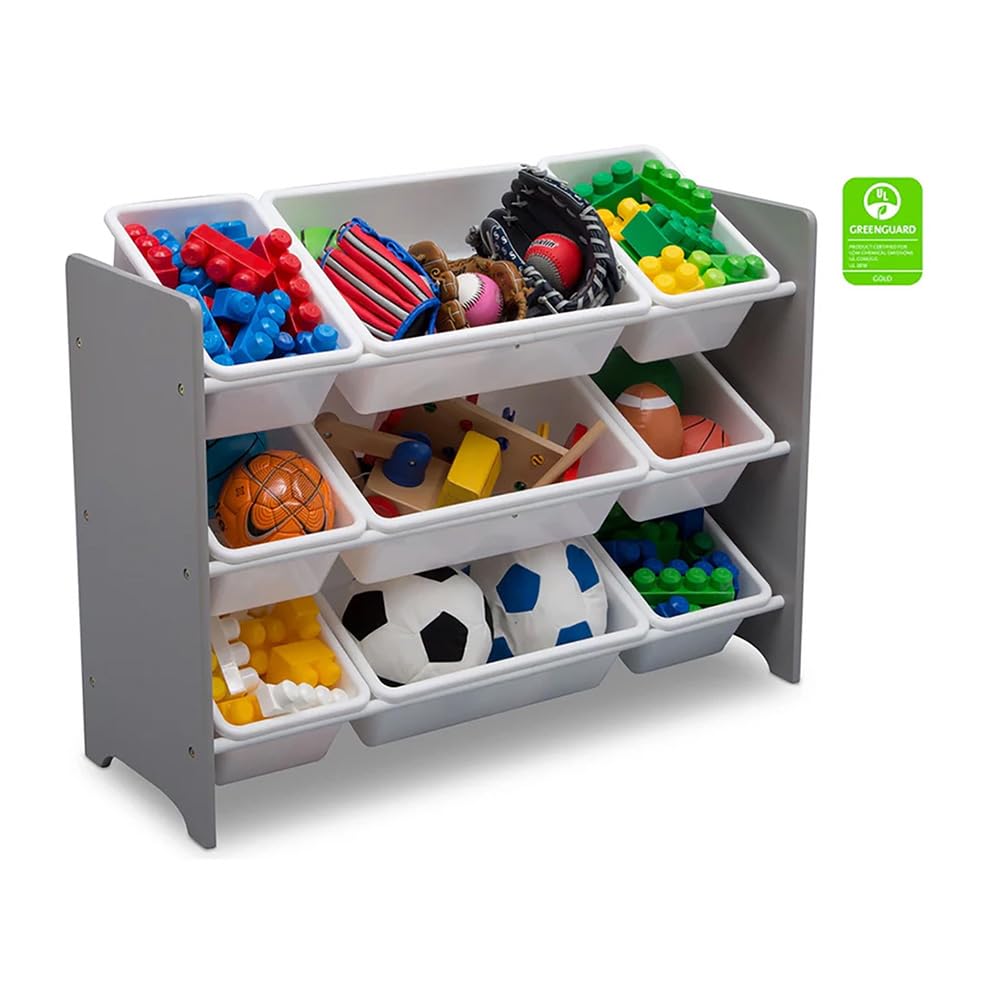 Amazon.com: Delta Children MySize 9 Bin Plastic Toy Organizer