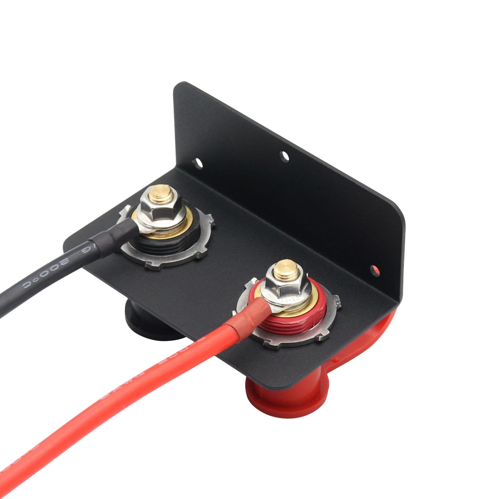 Bornes de batterie à distance pour tracteur automobile