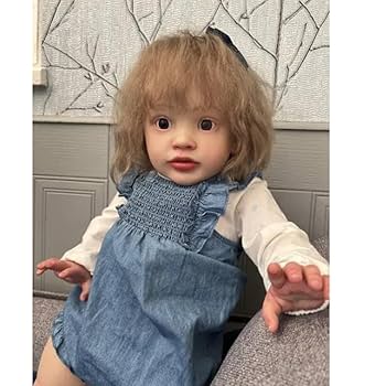 Amazon | Meeler リボーンドール 65cm リアルで髪がボサボサの