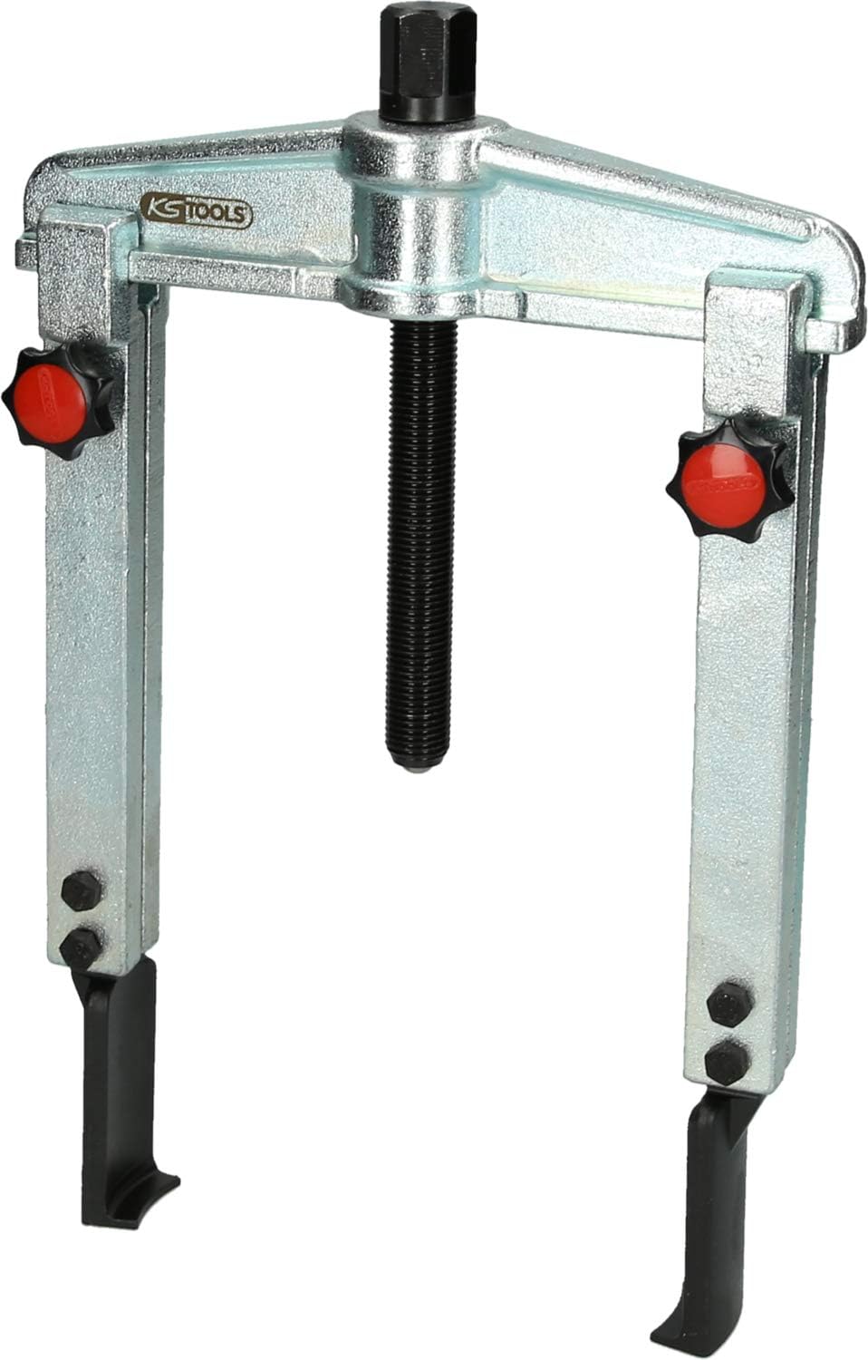 KS Tools 620.0038 Quick adjustment universal 2 arm puller set with extremely narrow and extended legs, 25-130 mm, 200 mm