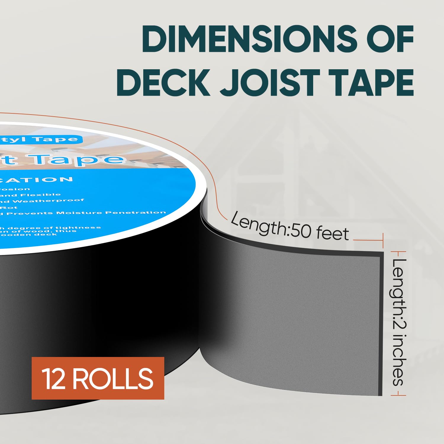ECHOtape ASJ Poly Insulation Tape - Flame Retardant Sealing For HVAC & Duct Work