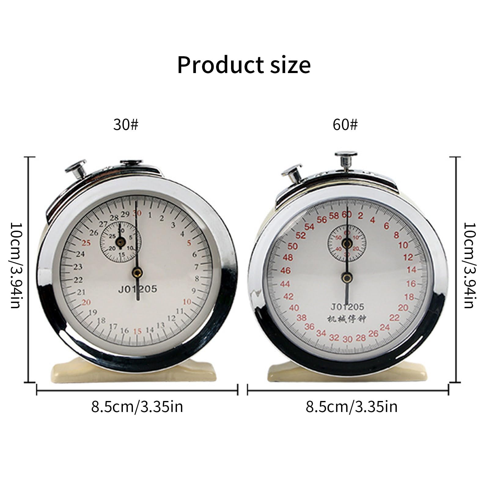 Edukacyjny timer metalowy mechaniczny stoper dydaktyczny chronometr do eksperymentu fizycznego nauczania sportu i laboratorium stoper mechaniczny