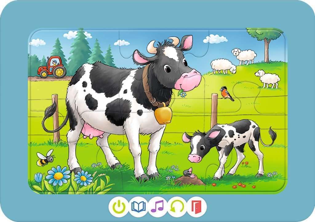 tiptoi® 3 erste Puzzles: Bauernhoftiere - 3x6 Teile