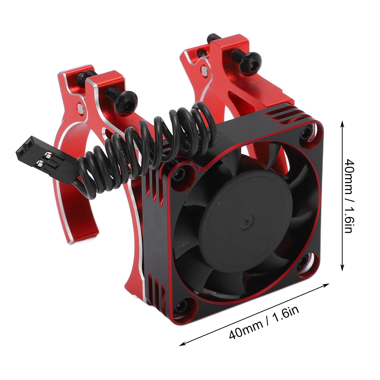Ventilateur 40mm Pour Moteur RC 540/550 – Alliage Alu, 28000 Tr/min, Compatible 1/8 1/10