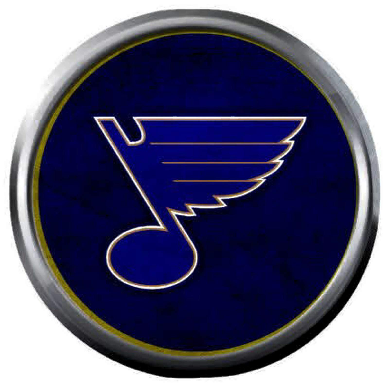 Cool Blue St Louis Blues NHL Hockey Logo Team Spirit 18MM - 20MM Fashion Snap Jewelry Snap Charm