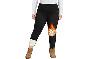 Plus Size Leggings for Women - Fleece lined Leggings