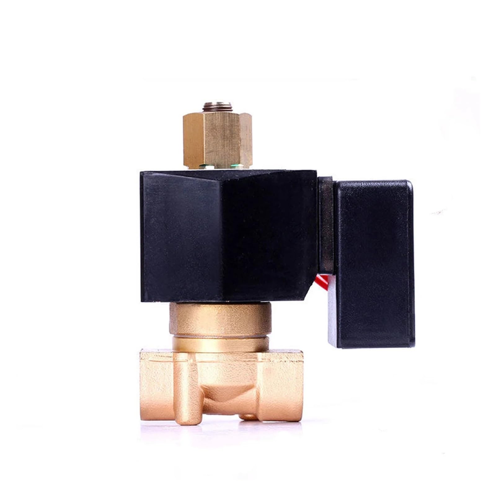 XFMZFUBD NPT thread 3/8" normally open brass 24 hours non-heat energy-saving solenoid valve 24V 12V 220V 110V(NPT-120VAC-NBR-SEAL)