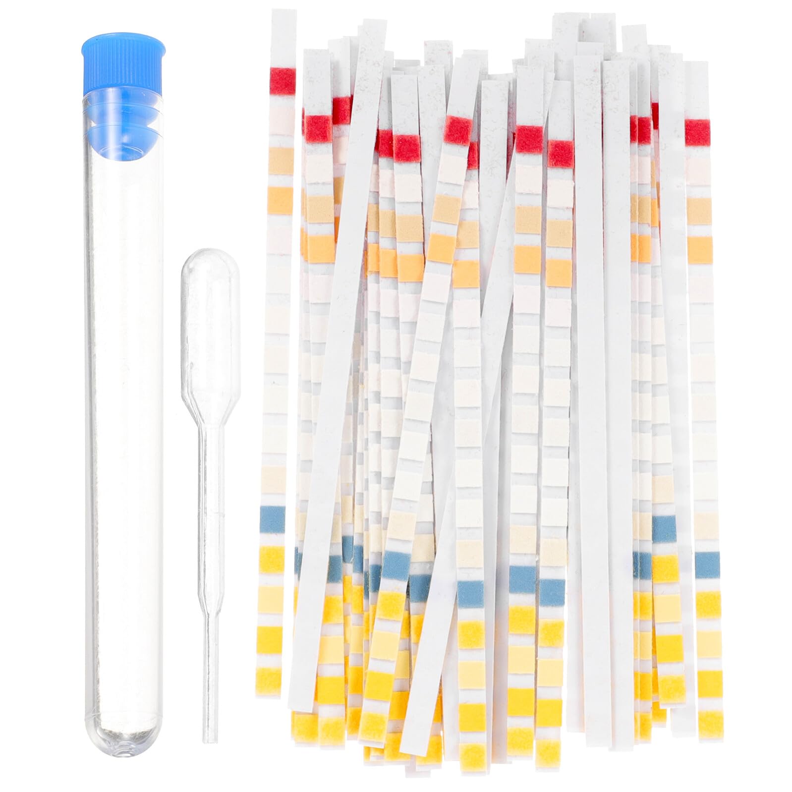 BESPORTBLE 100 Piezas Tiras Agua Test de Potable Unidades con Gotero y Tubo Práctico y Portátil para Análisis Fiable