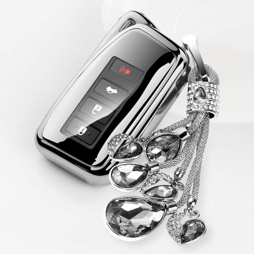 HKPKYKCar key shell，Car Key Fob Cover Case,For Lexus nx200/nx300h/nx rx270/300/is,For Lexus lx/570 decorative, Auto accessories TPU car key bag cover shell buckle Accessories