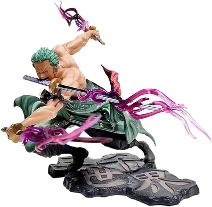 Amazon Co Jp ロロノア ゾロ フィギュア ワンピース フィギュア Roronoa Zoro 三千世界 三刀流の効果 0mm Pvc製 塗装済み完成品フィギュア ホビー