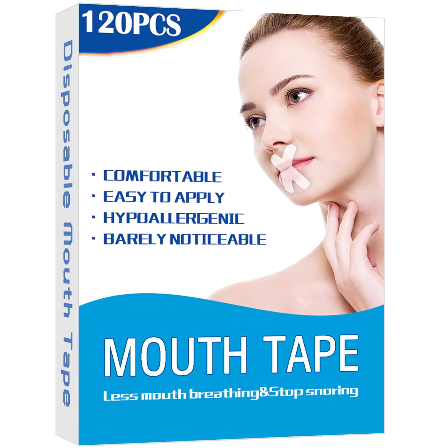 Buy Mouth Tape for ing 120Pcs Strips for Snore Stopper, Anti Snoring