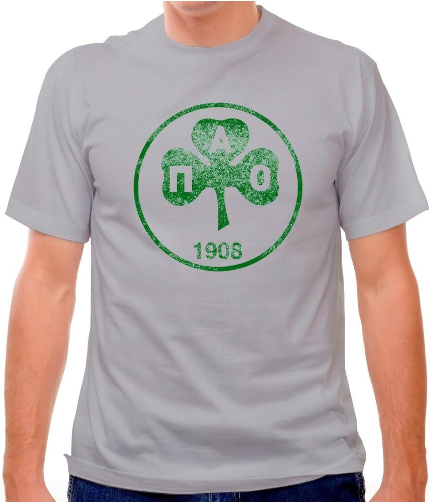 Neutral FCPanathinaikos Vintage Crest Soccer T-shirt