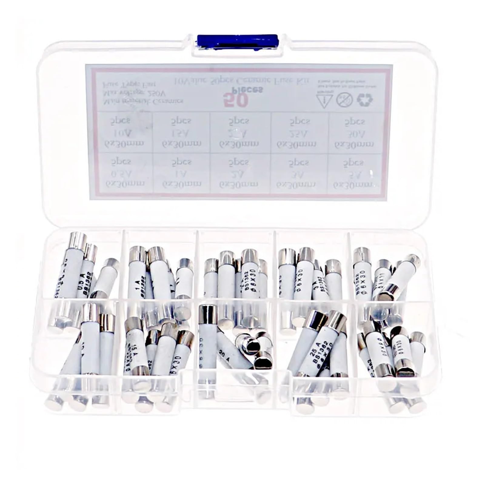 Fusibles en céramique de remplacement 250V pour réparer vos appareils en panne
