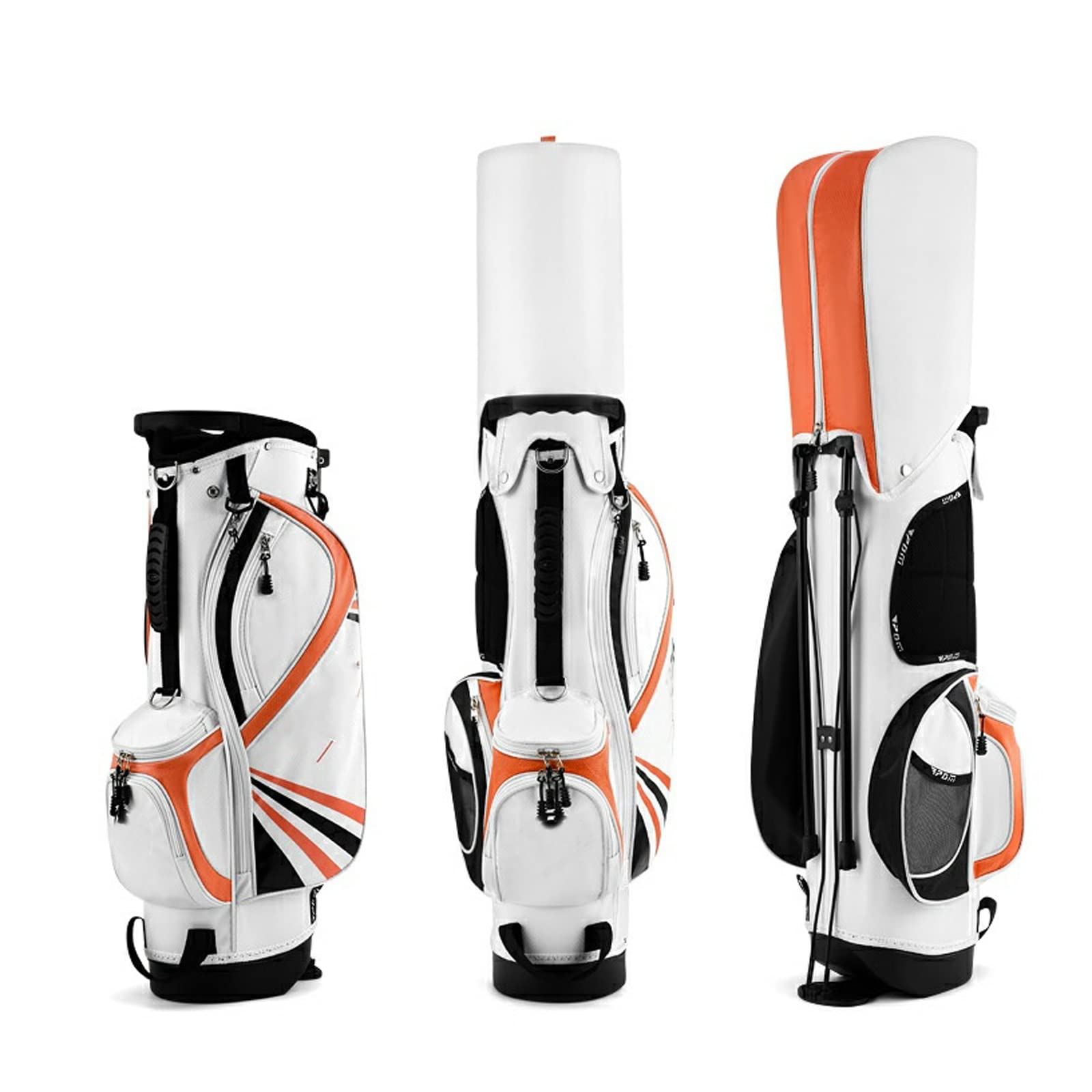 Golf Stand Bag for Men & Women, Golf Stand Bag with 5 Way Divider Portable, Golf Stand Bag for The Driving Range, Stylish Design, Lightweight and Compact, Strong Zipper