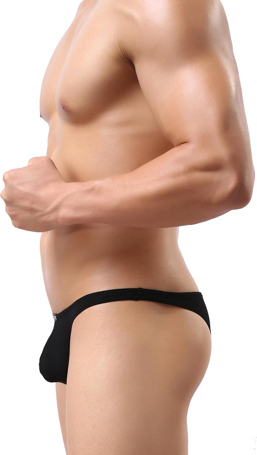 iKingsky Men's Soft Low Rise Bikini Underwear Sexy Mid Coverage Back Briefs - Image 4