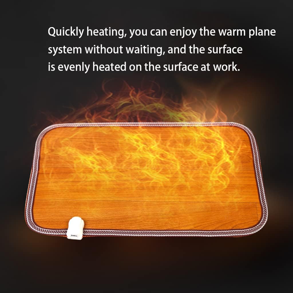 review NNR Electric Blankets Heated Floor Mat for Foot, Foot Warmer Under Desk Carbon Crystal Heating Pad for Office and Home, Electric Heating Pad with 9 Adjustable Heated Blanket Throw