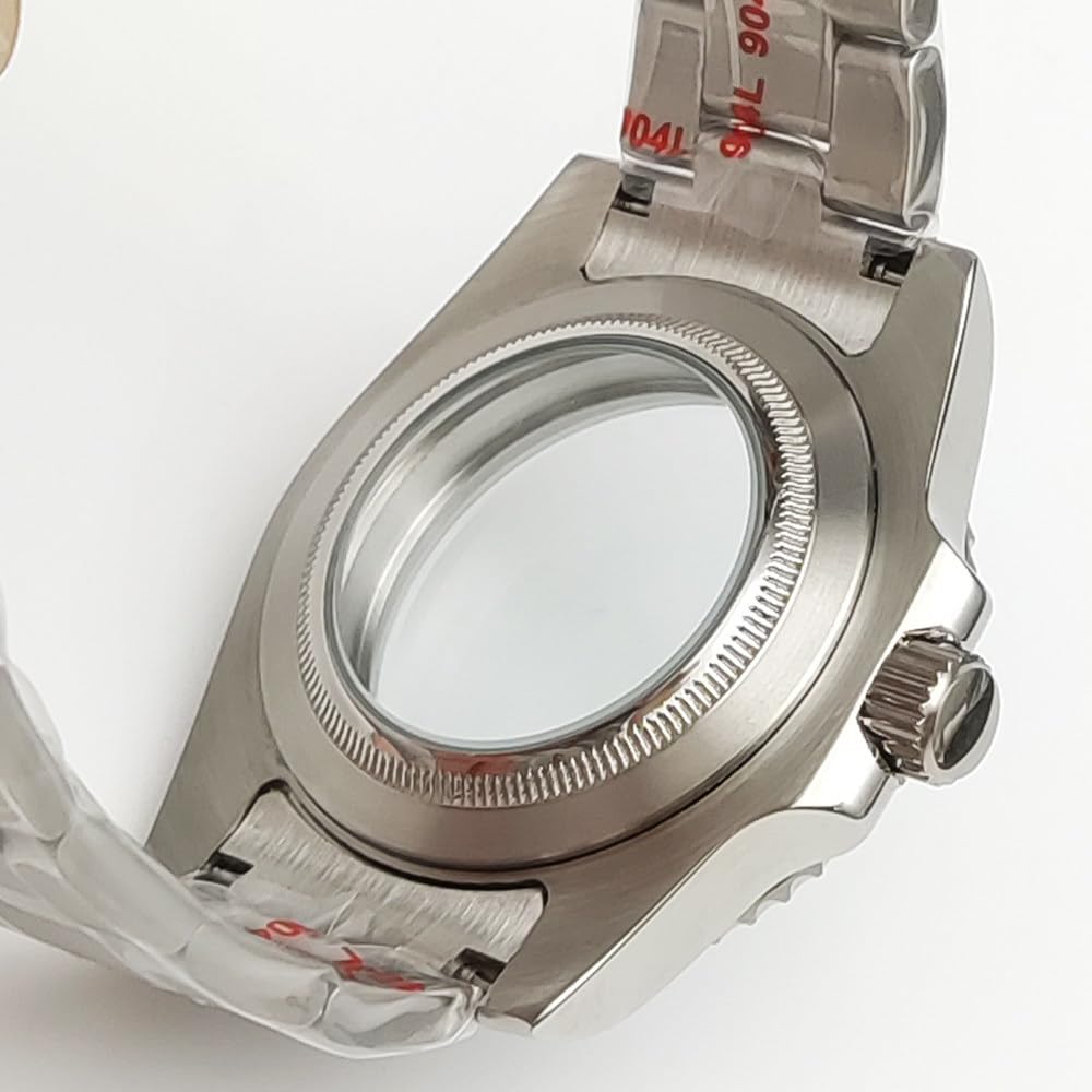 40mm Stal Nierdzewna Koperta Zegarka + Bransoleta, Pasuje dla NH35 NH36 Mechanizm Automatyczny 28,5 Tarcza Zegarek Bezel Korona Mod Kit dla Rolex Submariner