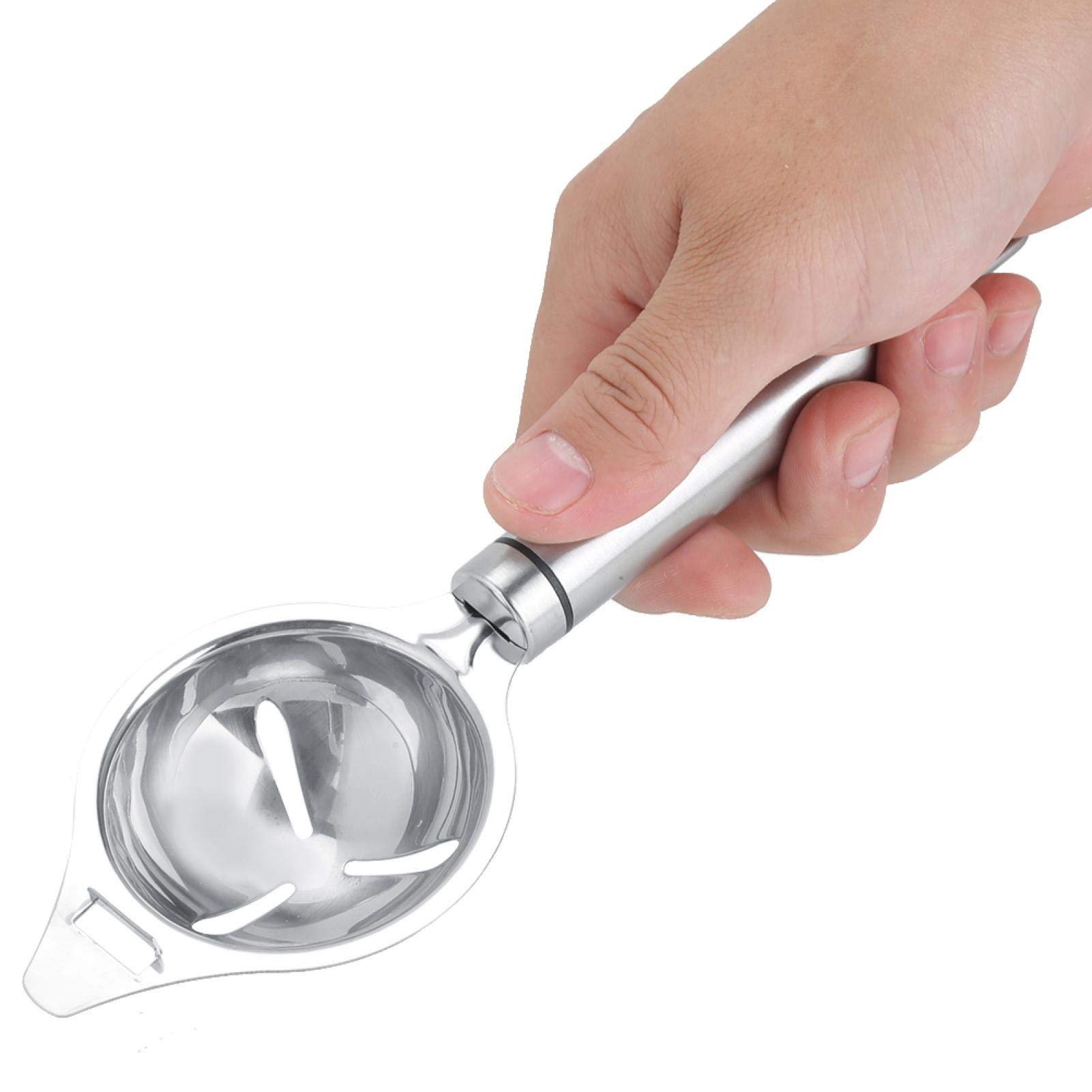 Estrattore Di Tuorlo In Acciaio Inox - 2 Pezzi Per Cucina - Foto 3