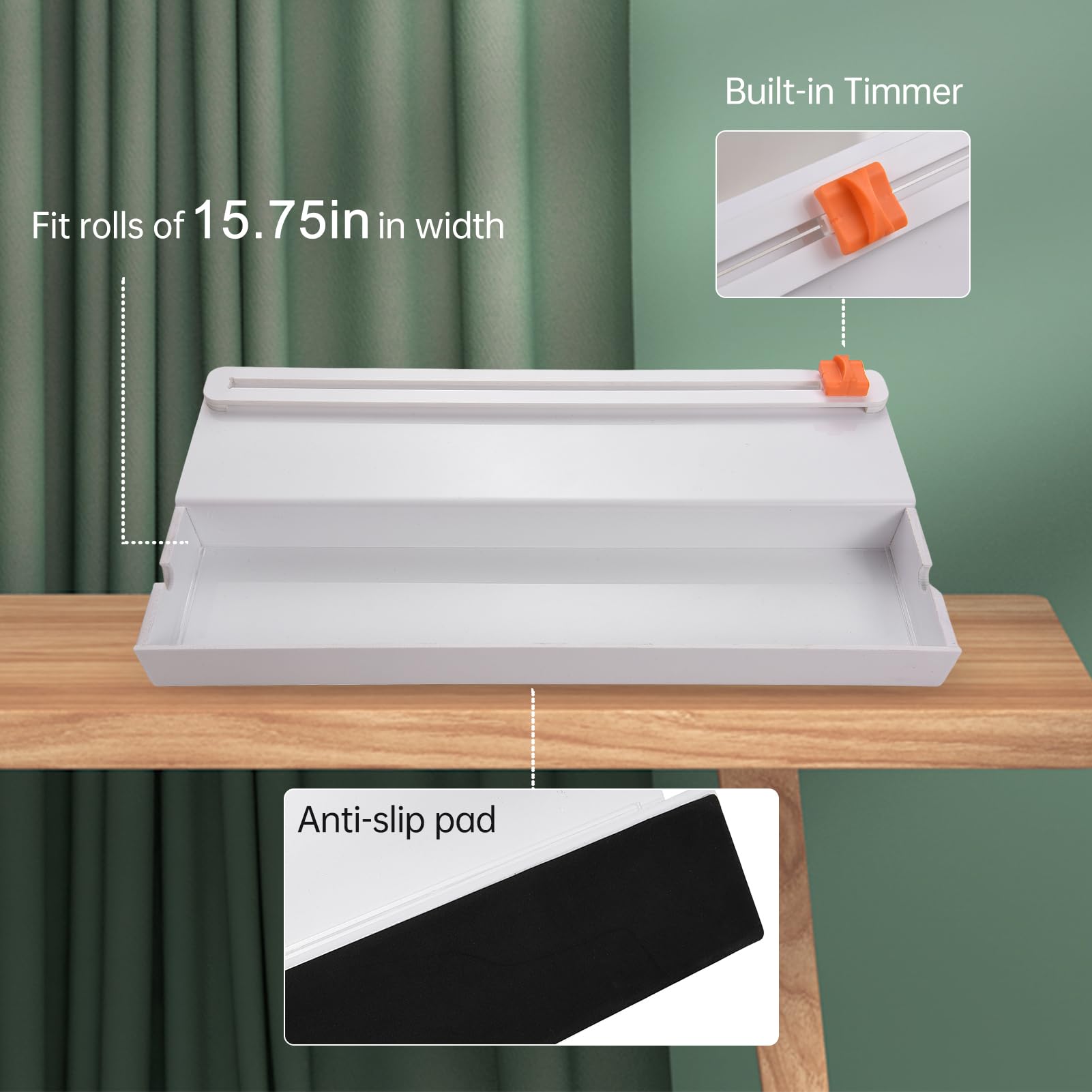 Uchwyt na rolkę z wbudowanym trymerem kompatybilny z Maker i Maker 3, narzędzie do obsługi rękodzieła do inteligentnych materiałów i inteligentne prasowanie, pasuje do materiałów