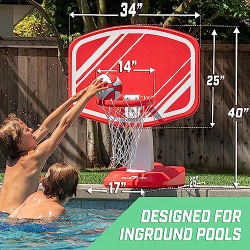 GoSports-Splash-Hoop-Swimming-Pool-Basketball-Game-Includes-Poolside-Water-Basketball-Hoop-2-Balls-and-Pump–Choose-Your-Style GoSports Splash Hoop Swimming Pool Basketball Game Includes Poolside Water Basketball Hoop 2 Balls and Pump–Choose Your Style