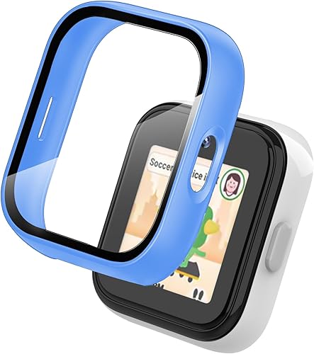 Miniatura 7 de Paquete de 1 funda compatible con T-mobile SyncUp Kids Watch Protector de pantalla, carcasa rígida de policarbonato integrado de vidrio templado