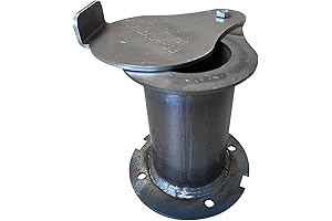 UDS Ugly Drum Smoker Lid Exhaust 2” Teardrop Flanged Vent Damper Smoke...