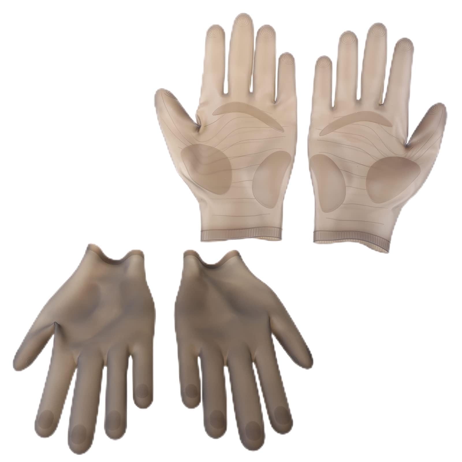 DIIOOMIEEU 1 Pair Epoxy Gloves Silicone Gloves for Mittens Epoxy Resin Casting Tool Gloves Reusable Safe Silicone Gloves