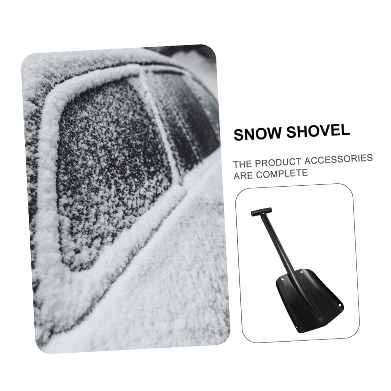 BESPORTBLE Pelle à Neige Pelle Pliable Outil De Grattage du Visage Pelle De Déneigement Automatique Pousse-Neige Camping Pliant Accessoires Auto Alliage D'aluminium Voyage Hors Route